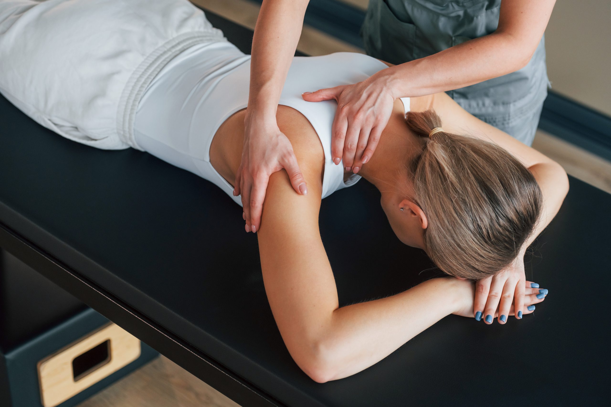 Praca fizjoterapeuty z pacjentem